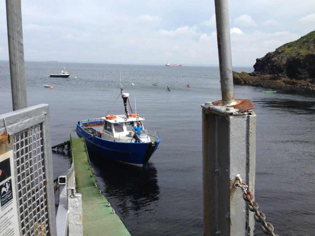 boat to Skomer Island