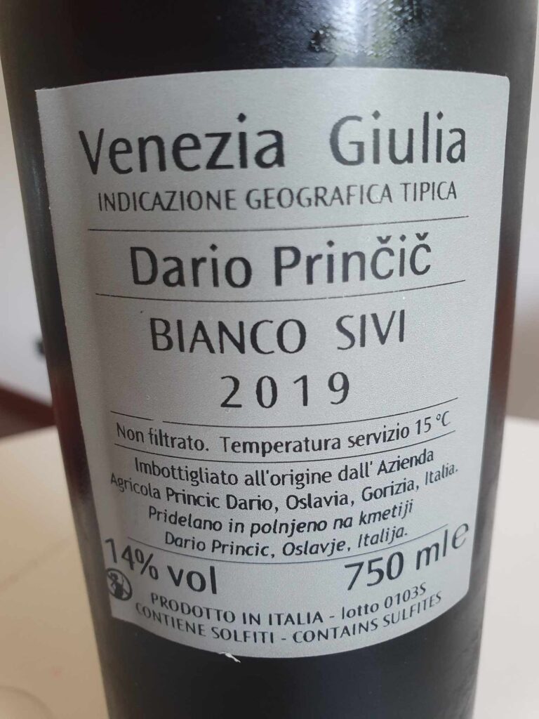 Dario Prinčič酒莊橘酒